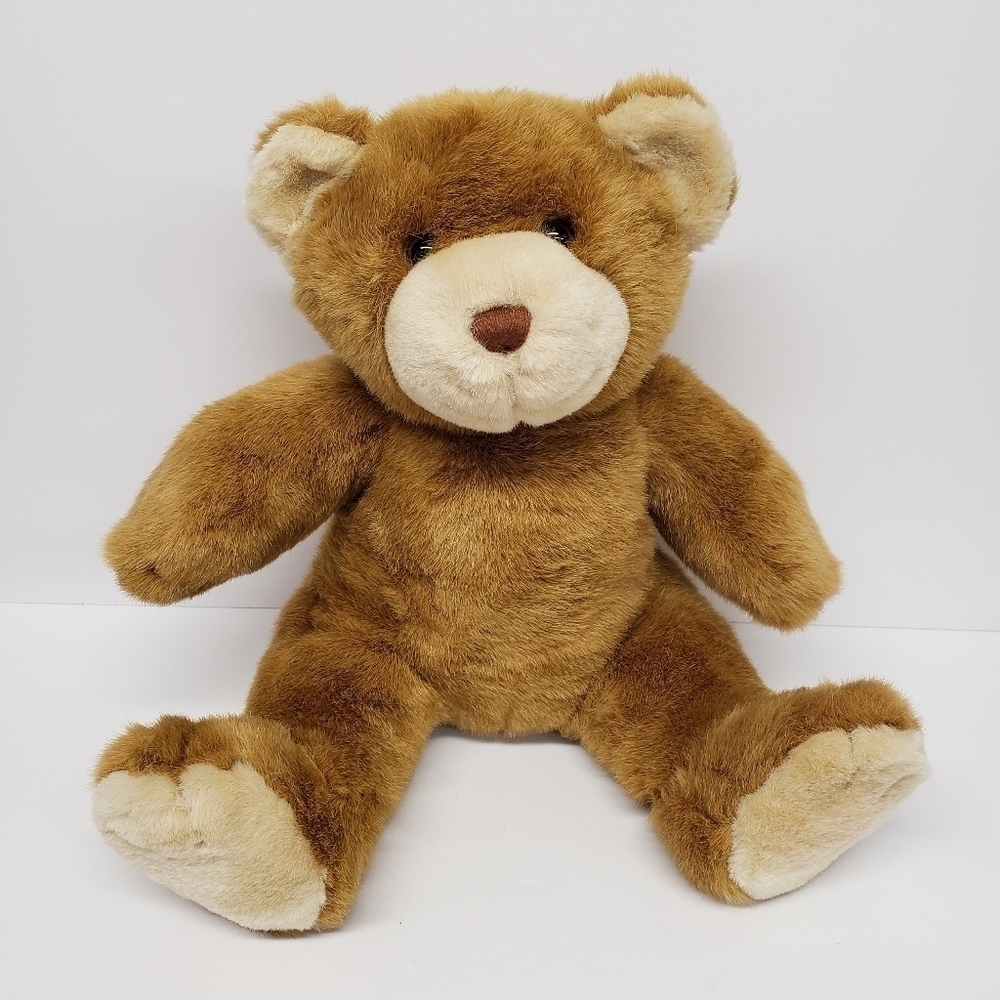 Build a Bear 12" Teddy Bear BABW Light Brown Seated Plush